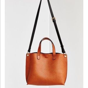 UO Mini Reversible Faux Leather tote bag
